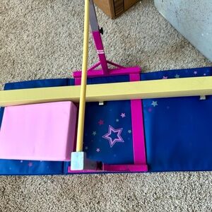 American girl gymnastics set